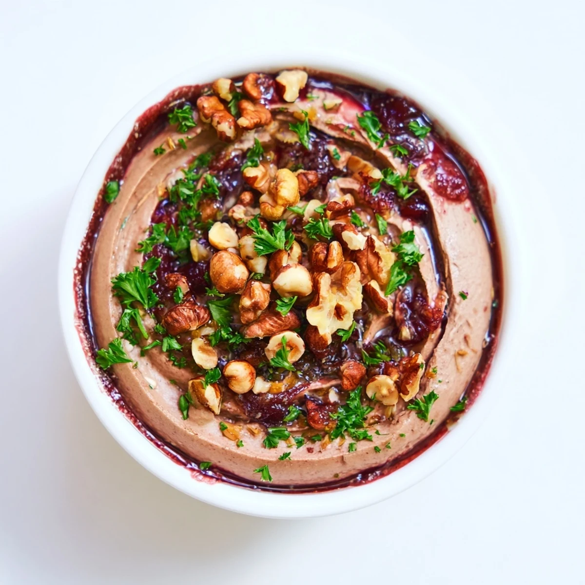 Delectable The Velvet Underground appetizer with fig jam and walnuts, an elegant gluten-free starter course.