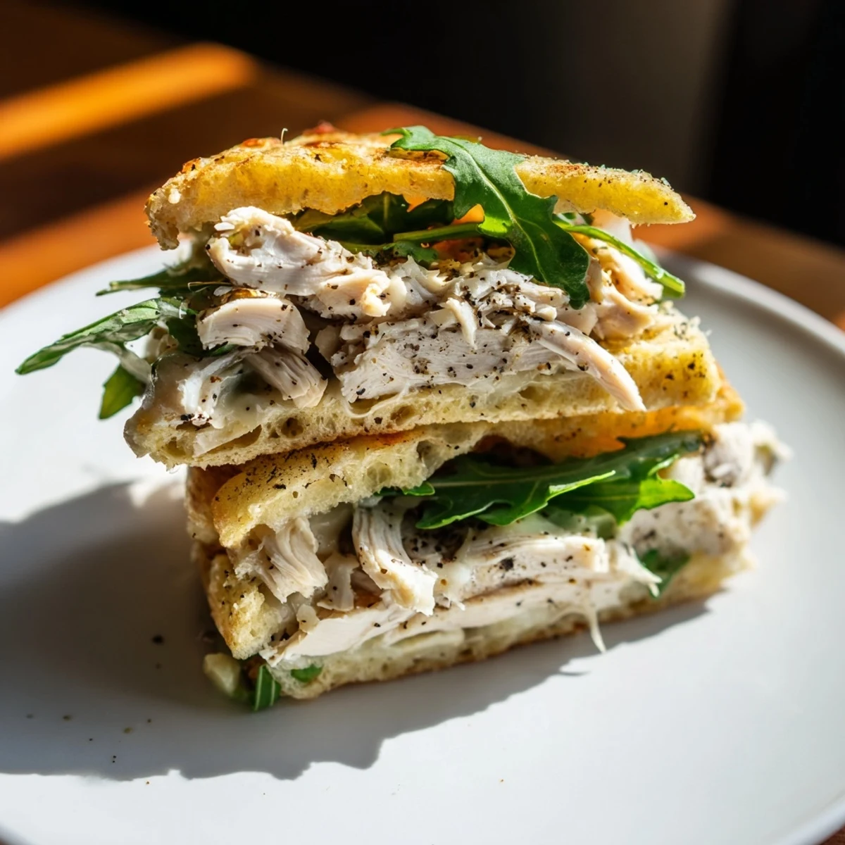 Golden, cheesy Leftover Pizza Chicken Sandwich, overflowing with melted mozzarella and tender shredded chicken.