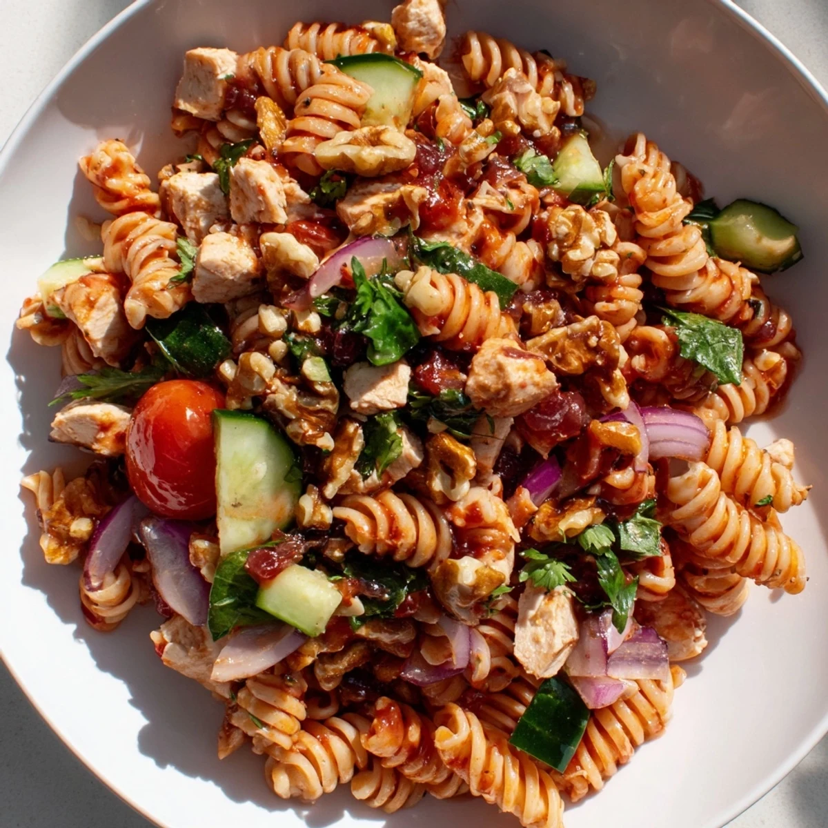 Pasta Salad Cranberry Vinaigrette