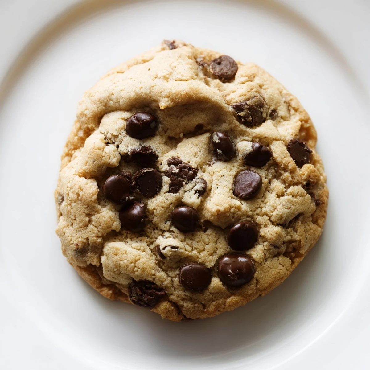 Crisp edges and melty chocolate: a batch of perfectly baked air-fryer chocolate chip cookies.