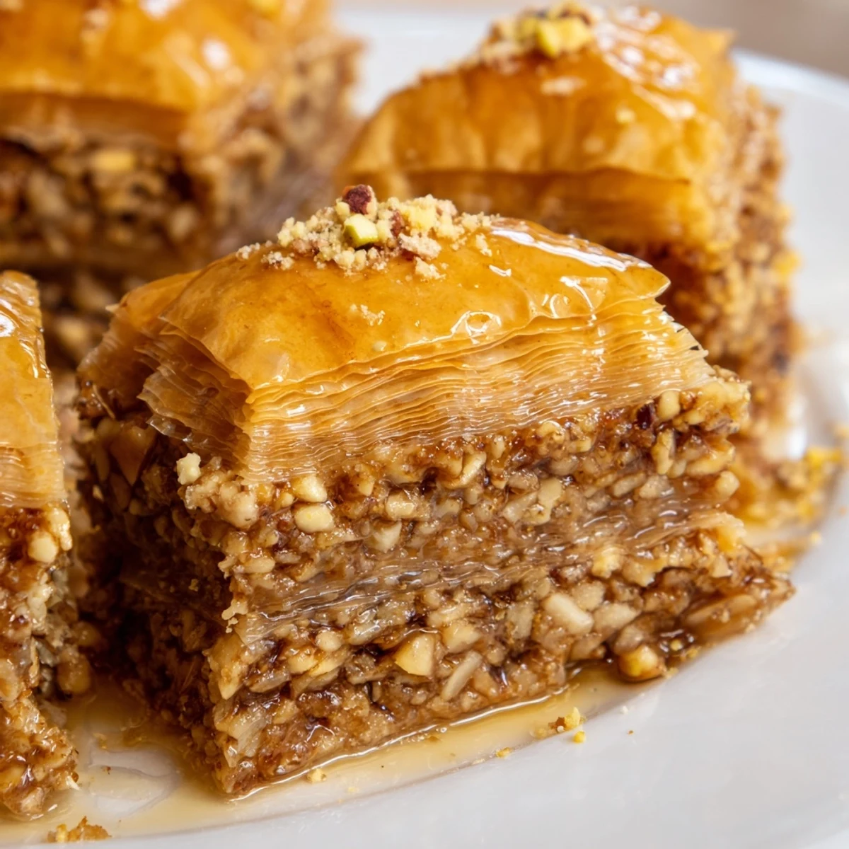 Turkish Hazelnut Pistachio Baklava