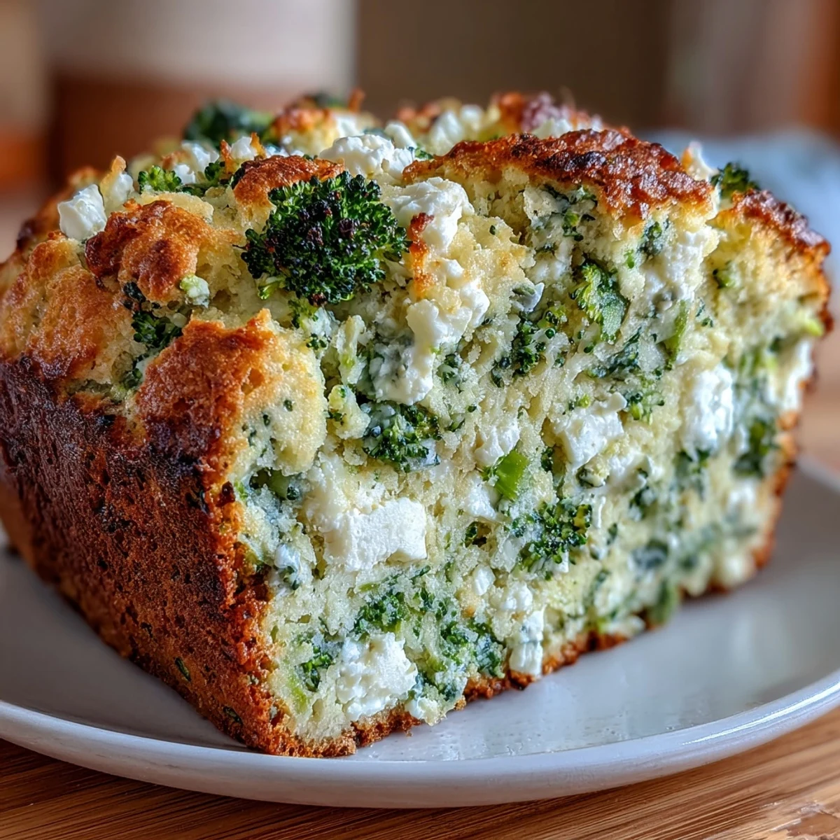 Hearty Broccoli and Feta Loaf, a delicious savory bread choice.