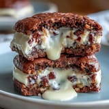 Cream Cheese Stuffed Brownie Mix Cookies with a gooey chocolate center and smooth cream cheese filling.