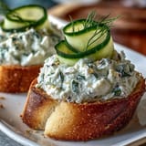 Derby Day Benedictine Cucumber Canapés glistening with fresh dill and creamy spread.