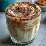 Soothing adaptogen latte, ashwagandha reishi mushroom beverage, perfect morning comfort.