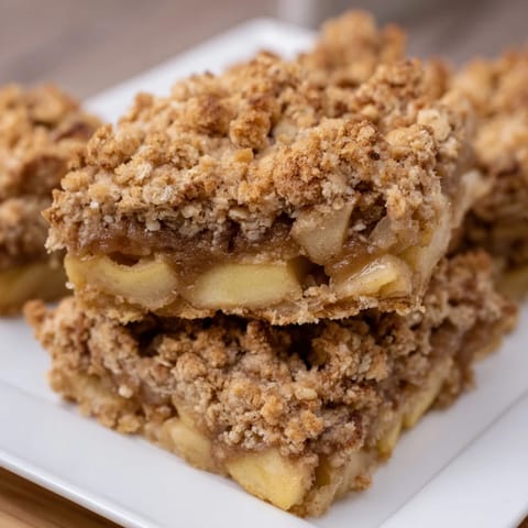 Warm, tender apples and a buttery crumb topping make this rustic apple crumble a delight.
