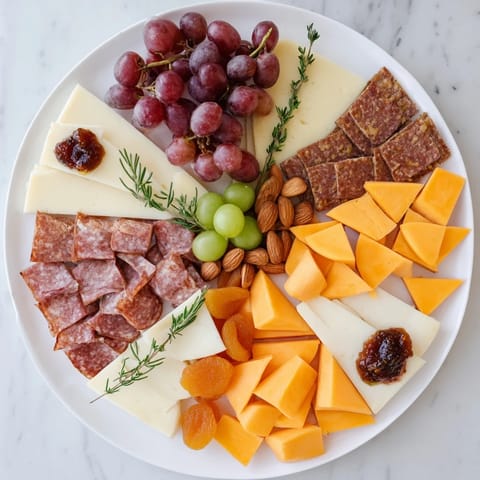 Geometric Gala Cheeses Meats