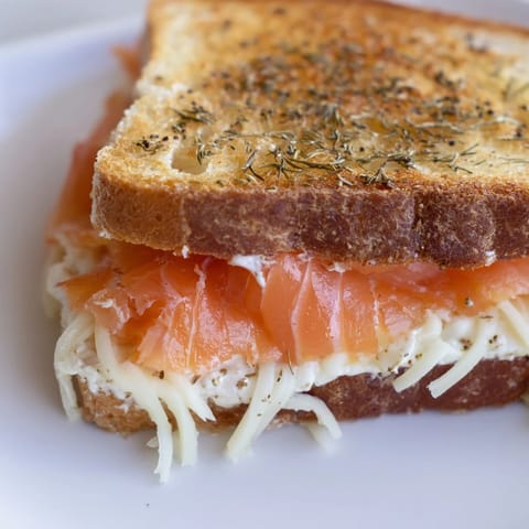 Smoked Salmon Grilled Cheese