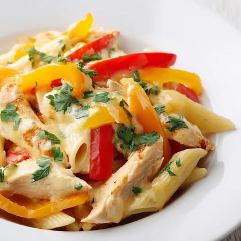 Fajita Chicken Pasta Skillet