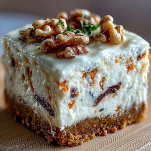 Carrot Cake Cheesecake Bars