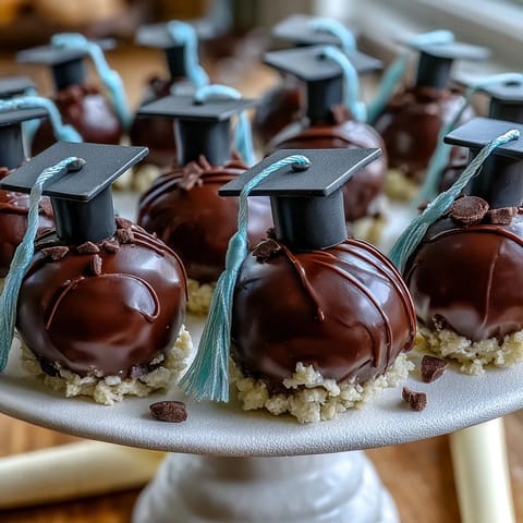 Delicious school-colored graduation cake pops, perfect for any celebratory dessert table.