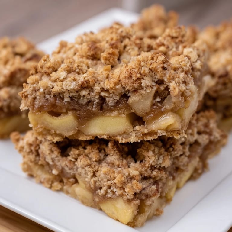 Warm, tender apples and a buttery crumb topping make this rustic apple crumble a delight.