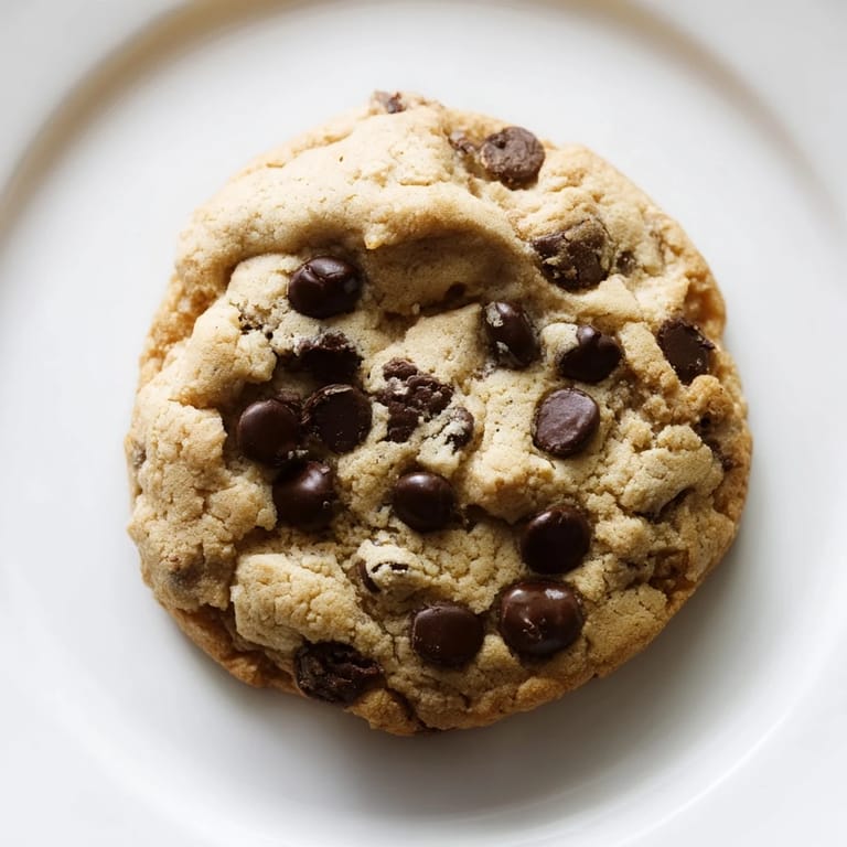 Crisp edges and melty chocolate: a batch of perfectly baked air-fryer chocolate chip cookies.