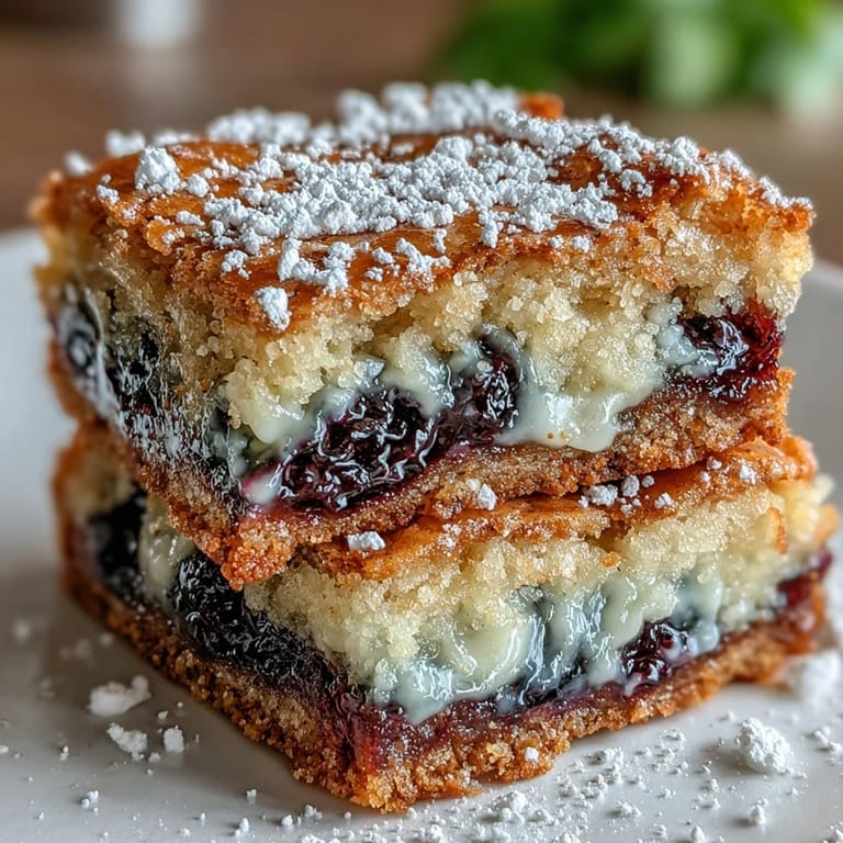 Dessert made easy: vibrant White Chocolate Lemon Blueberry Blondies, a springtime treat.