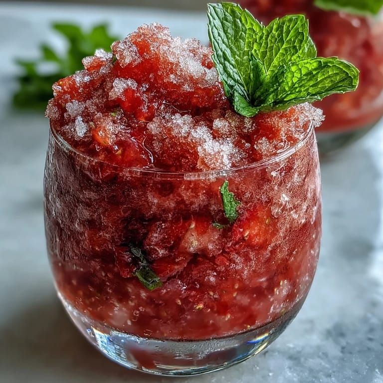 Picture a bright, frosty Frozen Strawberry Lemonade Slushie ready to quench thirst.