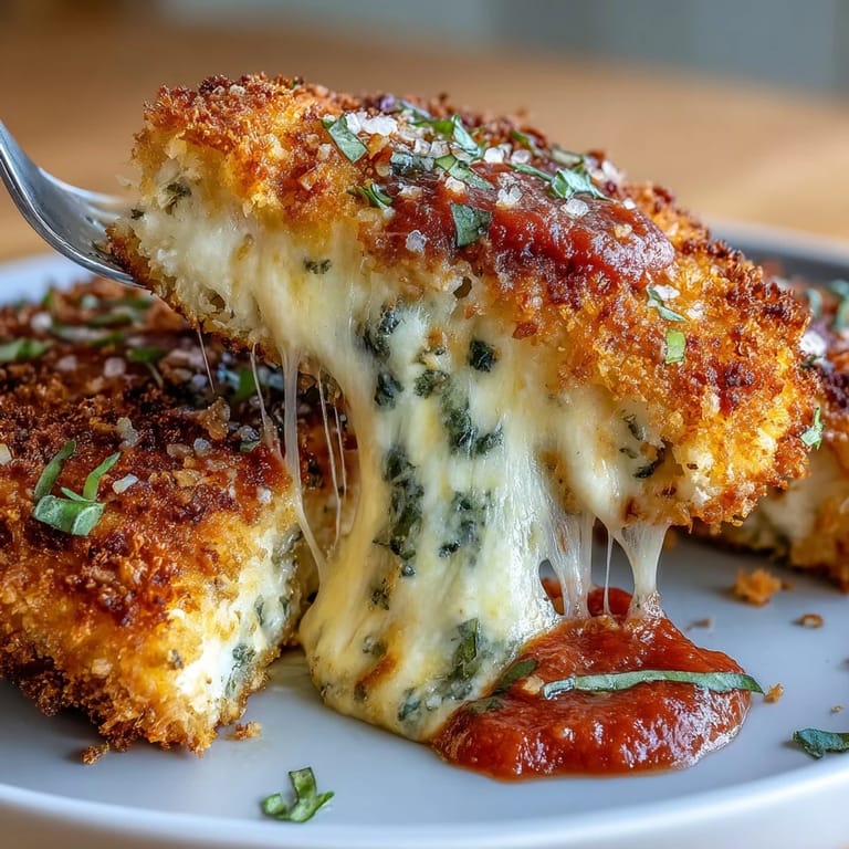 Classic Air Fryer Chicken Parmesan served golden brown, a cheesy, delicious meal.